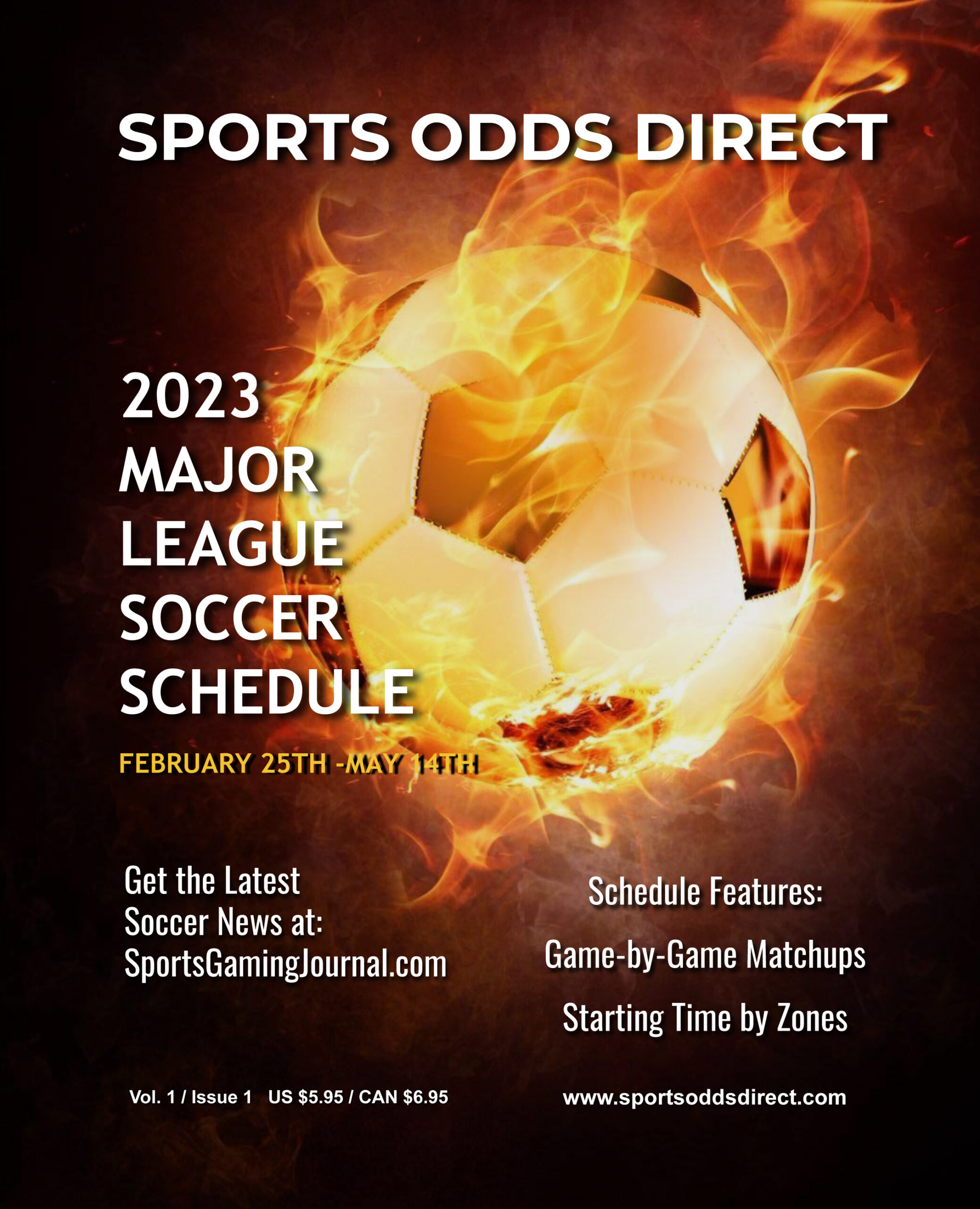 2023 Major League Soccer Schedule Book 1