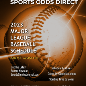 2023 Major League Baseball Schedule Book 2