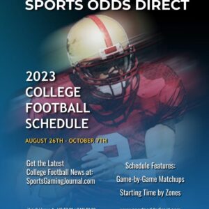 2023 College Football Schedule, Book 1